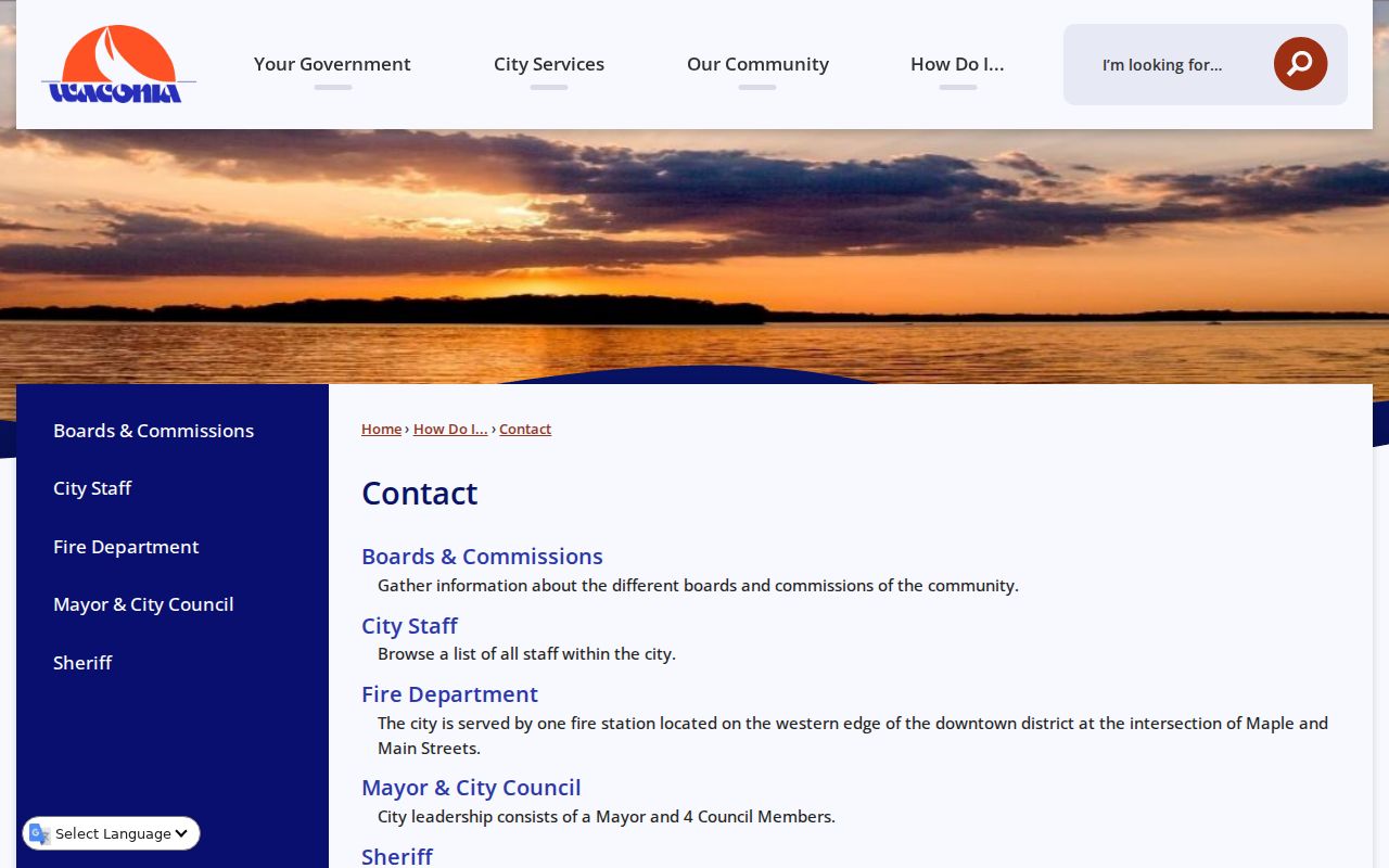 Waconia court docket city-service fallback at Waconia City Hall